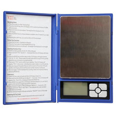 NUTRI FIT 0.01g Pocket Gold Jewellery Scale, 5000g Capacity, Blue, LCD Display with Tare Function