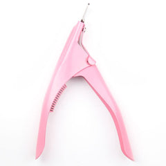 SYGA Pink False Nail Cutter Manicure Tool,Professional Stainless Steel Nails Scissor