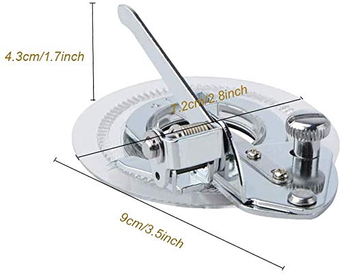 SYGA Universal Decorative Daisy Flower Stitch Presser Foot fit All Low Shank Snap-On Sewing Machines