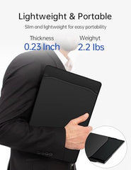 CAPERAVE 15.6'' Portable Monitor Touchscreen, FHD IPS Touch Screen with Tempered Glass, Travel Monitor with Kickstand & Speaker, HDMI USB C External Monitors for Laptop Phone Computer Xbox Switch