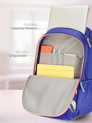 Safari Inkblossom School Bag For Girls, Capacity - 36L, 2 Compartments Backpack For kids