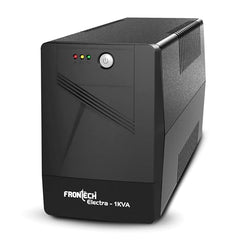FRONTECH UPS Force Static Converter - 600VA/360W | 12V/7Ah Lead Acid Battery, Maintenance Free Battery, LED Indicator, Power Backup & Protection for Home/Office PC and Desktop (2569 - Black)