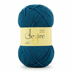 Ganga Acrowool Desire 100% Acrylic Aran Weight Yarn (Pack of 1 ball - 100g) – approx. 200mtr Premium Knitting & Crochet Yarn for Winter Sweaters, Scarves, Blankets | Medium Weight 4, UK 5 (5.5mm) Needle & UK 3 (6.5mm) Hook | Hypoallergenic, Hand Wash…