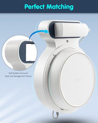 PETIMETI Wall Mount Bracket for TP-Link Deco BE23/BE25/BE3600/BE5000-2 Pack | Space Saving, Cord Management, No Tools Needed, ABS Durable, WiFi 7 Router Wall Mount Holder, Home Office Use