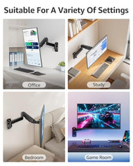 MOUNTUP Single Monitor Wall Mount for Max 32" Screen, Holds up to 19.8lbs