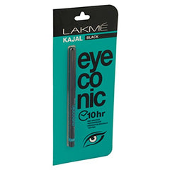 Lakme 9-5 Eyeconic Kajal, Classic Brown, Smudgeproof and Waterproof that lasts upto 24H, for 2x dark pigment, 0.35g