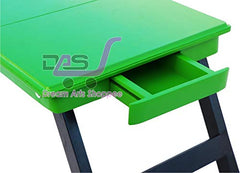 Dream Arts Shoppee Laptop Table Adjustable Foldable with one Drawer (Black)