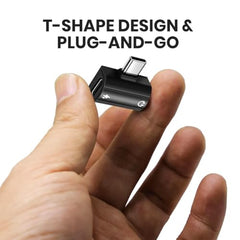 Verilux® 2 in 1 USB-C to 3.5 mm Audio & PD 60W Charging Adapter