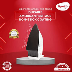 Pigeon Aluminum Ivory 1000 Watts Dry Iron, (Pack Of 1)