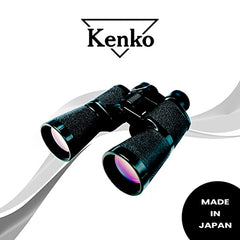 KENKO Mirage Binoculars 16x50, Porro Prism Type, Magenta Coating, Having 16X Magnification & Objective Diameter 50mm, Perfect for Bird Watching and Starry Sky Observation, Black (Made in Philippines)