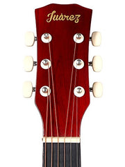 Juârez Acoustic Guitar Kit, JRZ38C/BK 38 Inch Cutaway, 038C with Bag, Strings, Pick and Strap, Black