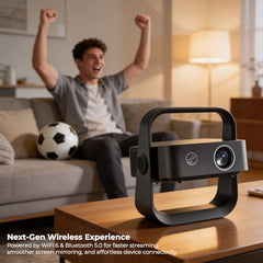 WZATCO Yuva Go Ultra Official Netflix & Google TV | Projector 4k Ultra HD | Native 1080P Full HD | | Auto Focus | Sealed Engine | 13000 Lumens | WiFi BT | Chromecast | ARC | Home Cinema
