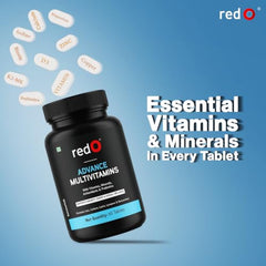 redO Advanced Multivitamin Energy Wellness Blend 120 Tablets