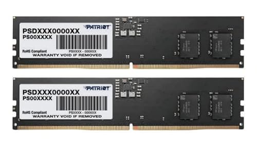 Patriot Memory Signature DDR5 RAM 16GB (2X8GB) 5600MHz CL46 UDIMM Desktop Memory Kit PSD532G5600K