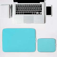 Meyaar Laptop Sleeve 13 Inch with Accessory Pouch, Soft Plush Fur Lined Zipper Case for MacBook Air 13.6” M2/M3/M4/M5, Pro 13”/14” M1–M5, Neo 13 (Black, for 13"/13.3" MacBook)