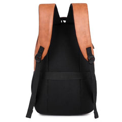 HOT SHOT BAGS VINTAGE SERIES 1396 32L FAUX LEATHER WATER RESISTANT Trolly sleeve LAPTOP BACKPACK|MEN & WOMEN | OFFICE BACKPACK | COLLEGE BACKPACK