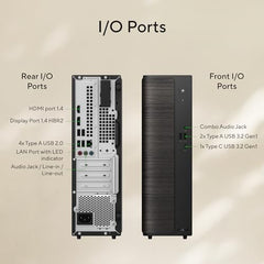 ASUS V501 (2026),Intel Core 5 210H (i5-14th Gen),Intel UHD iGPU, 8GB RAM, 512GB SSD,Windows 11,M365 Basic(1Y)* Office 2024,Black,5.06 Kg,V501SV-05210H008WS,with wired Keyboard & Mouse,Desktop Tower PC