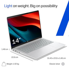 HP 15 Smartchoice, AMD Ryzen 3 7320U (8GB LPDDR5, 512GB SSD) FHD, Anti-Glare, Micro-Edge, 15.6''/39.6cm, Win11, M365 Basic(1yr)* Office24, Silver, 1.59kg, fc0500AU, FHD Camera w/Privacy Shutter Laptop