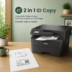 Brother DCP-L2680DW (New Launch) Auto Duplex Laser Printer, 34 PPM, Print Scan Copy, LCD Display, 256 MB Memory, (WiFi WiFi Direct LAN USB), 250 Sheet Tray, 3000 Pages Inbox Toner, Free Installation