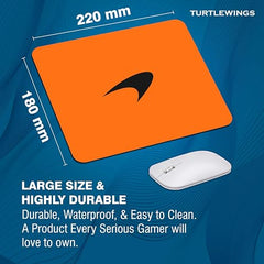 TURTLEWINGS F1 Car on Racetrack Design Mouse Pad