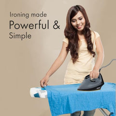 Baltra Casual 750 Watts Dry Iron | Non Stick Coated Soleplate | Light Weight | Adjustable Temperature Control | Cotton Braided Swivel Cord | Press Iron for Clothes | 2 Years Warranty