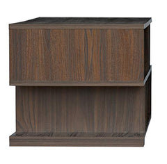 DeckUp Siena Engineered Wood Coffee Table (Dark Wenge, Matte Finish)