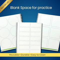 Mehndi & Henna Practice Book – Durable Reusable 20-Page Guide for 10,000+ Uses | Ideal for Beginners, Bridal & Professional Designs.
