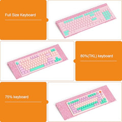 Beego Ergonomic Computer Keyboard Stand Holder Clear Acrylic Keyboard Riser Tilted Keyboard Holder Keyboard Tray with Lightpink Non-Slip Strip for Easy Typing at Home School Office Desk Accessories