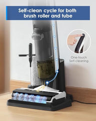 Tineco S5 Combo Cordless Wet & Dry Vacuum Cleaner, Converts to Handvac, Lightweight & Self-Propelled, Hands-Free Self-Cleaning, iLoop Smart Sensor, Tough Stain Removal, Auto Floor Washer