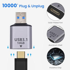 Verilux® Lighting to Type C Earphone Converter with Aluminum Alloy Housing