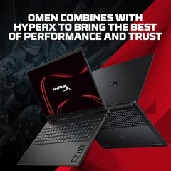 HP Smartchoice HyperX OMEN 15, AMD Ryzen 7 260, 8GB-RTX 5050, 24GB DDR5 (Upgradeable), 1TB SSD, 180Hz, 2.5K, 500 nits, 3ms RT, 15.3''/38.9cm, Win11, Office24, Black, 2.42kg, gb0038AX, AI Gaming Laptop