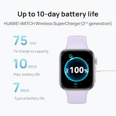 Huawei Watch FIT 4 smartwatch, 1.82" Large Display, Up to 10-Day Battery Life, Dual Band GPS, 100+ Sports Modes, Fitness Health Tracker, Emotional Assistant, Compatible with Android iOS, White