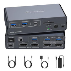 VEDINDUST LAN Splitter 1 to 4 1000 Mbps Aluminium LAN Switch Network Switch LAN Distributor Gigabit Ethernet Switch for Computers, Hubs, Switches, Router, Set-Top Box (with USB-C Power Cable)
