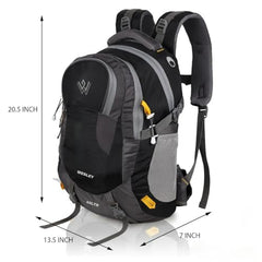 Wesley Spartan Unisex Travel Hiking Laptop Bag fits Upto 17.3 inch with Raincover and Internal Organiser Backpack Rucksack College Backpack