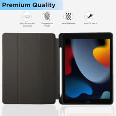 Robustrion Cover for iPad 10.2" 9th 8th 7th Gen Generation Case, OceanBlack