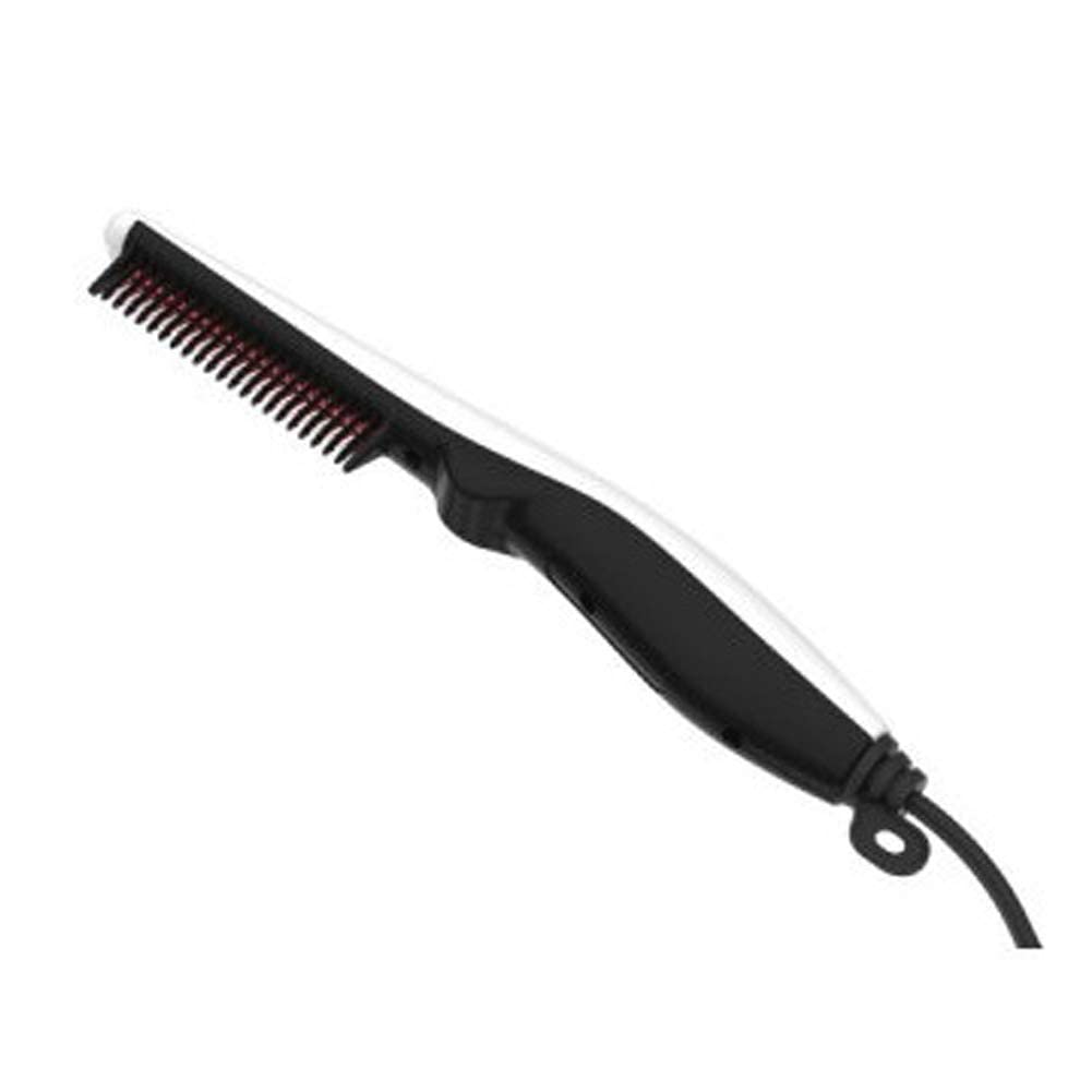 SYGA Electric Men's Hair Styler Beard Mustache Comb Iron Beard Straightener Comb Portable Hair Straightening Brush Travel Portable Styling Comb Beard Iron Multifunctional Straightening Brush