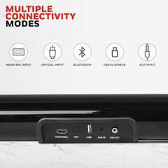 Honeywell Moxie V500 10W Portable USB Wired Soundbar, Speaker for PC,Desktop and Laptop with Volume Control and 3.5 mm AUX,2.0 Channel,52mmX2 Drivers,Plug &Play,2 Yrs Maufacuturer Warranty