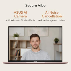 ASUS Vivobook S16 (2026),Smartchoice,AMD Ryzen AI 5 330,AMD Radeon iGPU,16GB RAM (Upgradeable),512GB SSD,FHD,OLED,16"(40 cm),Win 11,M365 Basic(1Y),Office 24,BFF Peachy,1.7 Kg,M3607KA-SH147WS,AI Laptop