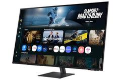 Samsung 32" (80 cm) 4K M7 Vision AI Smart Monitor|UHD 3840 x 2160|Smart TV Experience with AI|Type-C|Apple AirPlay|Gaming Bar|Remote|Speakers|Wi-Fi|Bluetooth|AI Picture & Sound|LS32FM701UWXXL|White