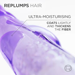 L'Oreal Paris Hyaluron Moisture Shampoo Refill - Hyaluronic Acid, 500ml | 500ml refill for dry, dehydrated hair. Provides 72 hours hydration, leaving hair soft, shiny, & bouncy. Ideal for daily wash.