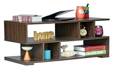 DeckUp Siena Engineered Wood Coffee Table (Dark Wenge, Matte Finish)