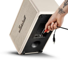 Marshall Stanmore IV Wired Connectivity Home Speaker with Bluetooth 5.3 with Auracast & RCA or 3.5mm Input - Cream