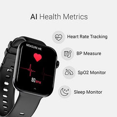 CrossBeats Everest 2.0 | Latest 2026 Smart Watch for man | 1.43" AMOLED Always ON Display Bluetooth Calling Rugged Outdoor Smartwatch | Upto 15 Days Battery Life 100+ Sports Mode Flash Light (Black)