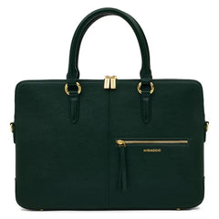 Miraggio Laptop Messenger Bag For Women Office Use With Sling & Top Handle