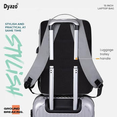 Dyazo 30 L Slim Business Laptop Backpack Casual Design Water Resistant Backpack for laptops for 15.6 inch laptop (Black)