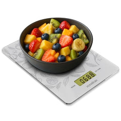 HomeBasic Digital Kitchen Weighing Scale 5kg | Food Weighing Machine, Weight Scale for Food, ±1g Accuracy, Multi-Units (g/oz/lb/ml), Tare Function, Waterproof Platform for Cooking, Baking & Diet