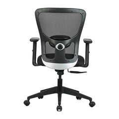 Featherlite ''Astro'' Mesh Home & Office Ergonomic Chair with, Adjustable Lumbar Support, Adjustable Armrest & DIY (High Back, Black)