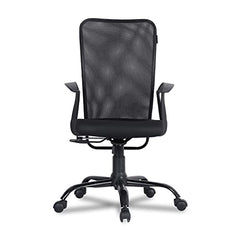Green Soul Seoul X Office Chair, Mid Back Fabric Ergonomic Home Office Desk Chair with Comfortable & Spacious Seat, Rocking-tilt Mechanism & Heavy Duty Metal Base (Black)
