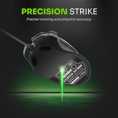 SpinBot Clutch GT900 with 7200 DPI Gaming Sensor and 8 Programmable Buttons RGB Wired Optical Gaming Mouse (USB 2.0, Black)