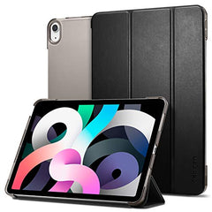 Spigen Flip case for iPad Air 11 inch M4 (2026), iPad Air 11 inch M3/M2 (2025-2024), 10.9 inch 5th/4th Gen (2022/2020), Trifold, Pencil Holder, Full Cover(Liquid Air Folio) - Black